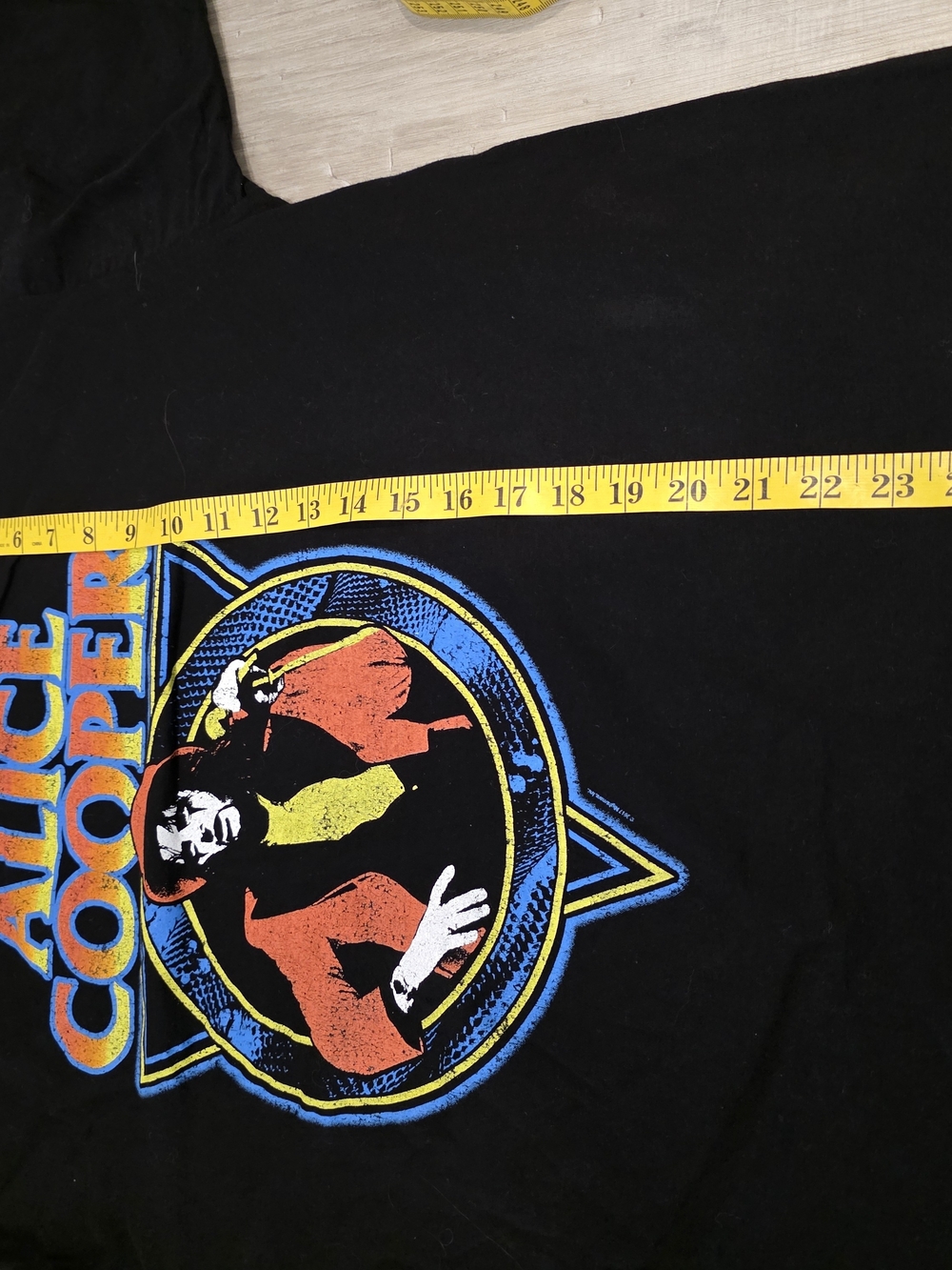 Alice Cooper Graphic Band T-Shirt Black XL/TG Vintage Style Rock Concert Tee - Picture 7 of 7